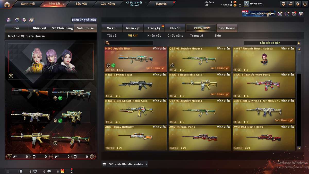 shop acc cf uy tin gia re